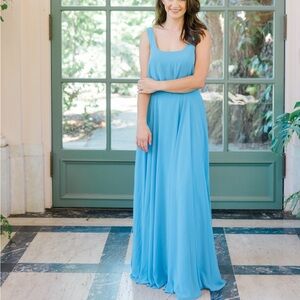 Blue AW bridal bridesmaid dress